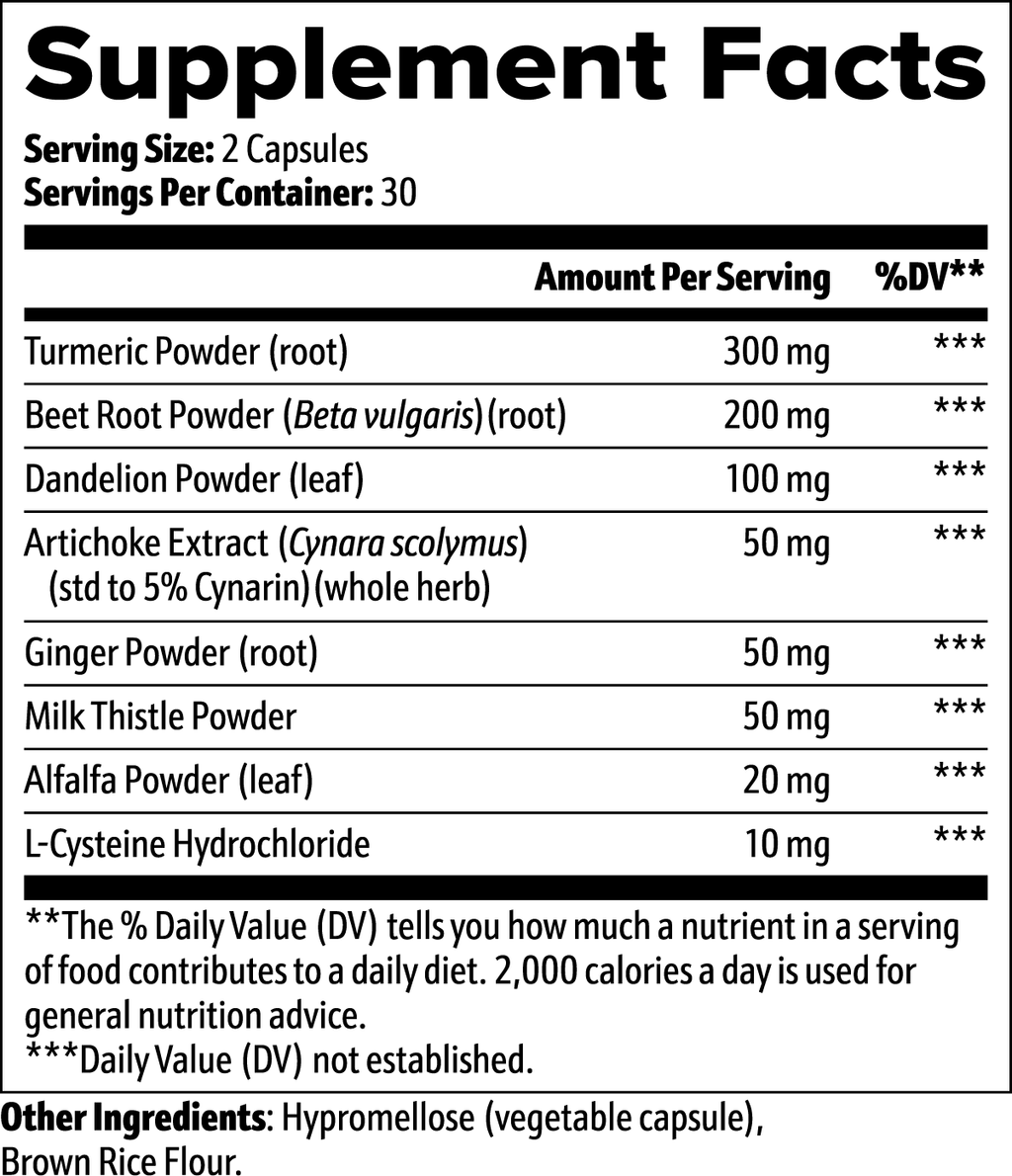 Veylora Milk Thistle and Beet Root Liver Support